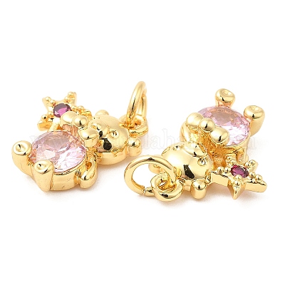 Латунь с подвесками из фианита KK-K343-03G-1