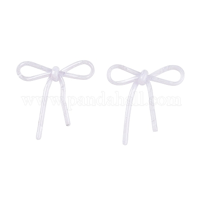 Серьги-гвоздики из ацетата целлюлозы EJEW-T020-01C-1