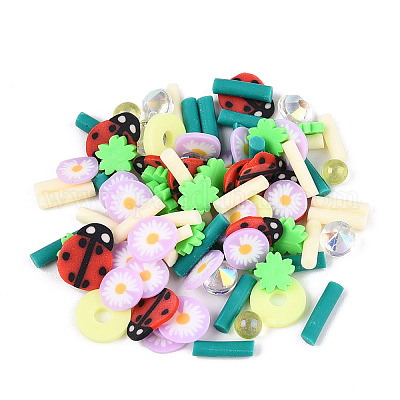 Кабошоны из полимерной глины ручной работы CLAY-N013-10-1