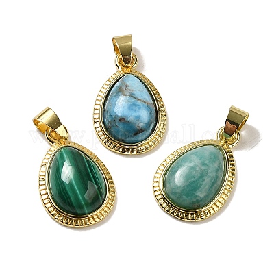 Природные каменные смешанные подвески G-M405-05G-M-1