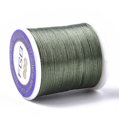 Нитки с нейлоновым покрытием 66 для бисера NWIR-R047-010-1