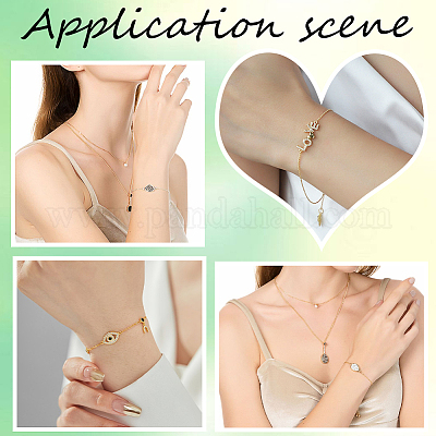 10 шт. регулируемый браслет-слайдер из нержавеющей стали 304/браслет-боло для изготовления AJEW-BBC0002-12-1