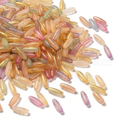 Окрашенные стеклянные бусины GLAA-C037-01H-1