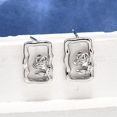 Aretes de latón&nbsp;LS-EJEW-G432-01P-1