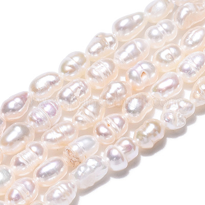 Buy 6mm Multi Color Baroque Freshwater Pearl Silver Chain - The Bead Traders