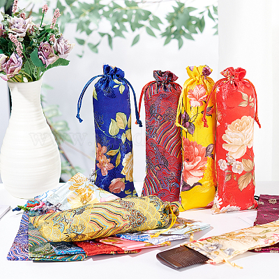 Мешочки из парчи на шнурках ABAG-PH0002-50-WH-1