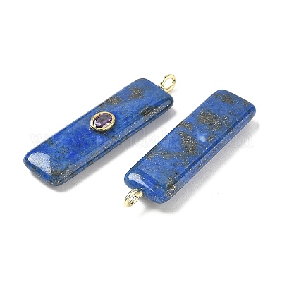 Крашеные природные лазурит подвески G-H318-03G-04-1