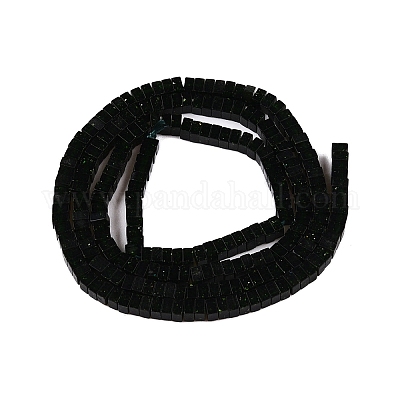 Синтетический зеленый авантюрин бисер нитей G-N342-69-1