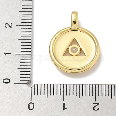 Стойки обшивки латунь микро проложить Циркон подвеску KK-L224-062G-02-1