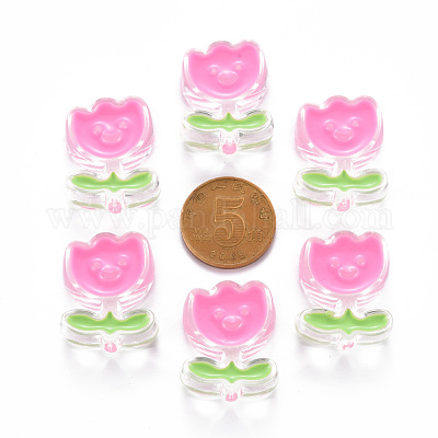 Прозрачные акриловые бусины MACR-S374-03A-01-1