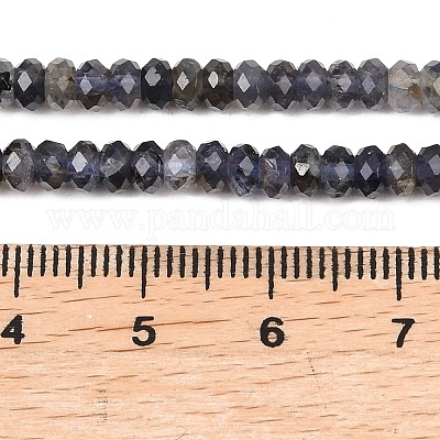 Природные иолит нитей бисера&nbsp;G-P612-A02-01-1