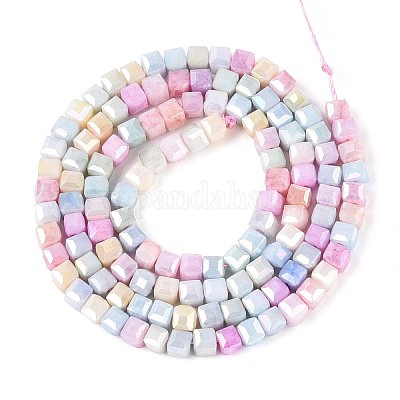 Антикоррозийные гальванические стеклянные бусины GLAA-T025-3mm-10A-1