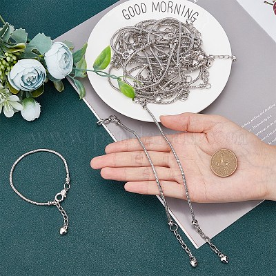 Латуни европейский браслет стиль делает&nbsp;MAK-SC0001-09-1