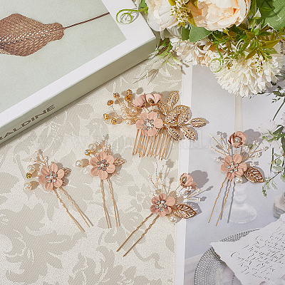 Набор заколок для волос из пластика OHAR-WH20020-04B-1