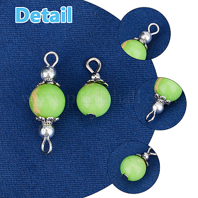 Тема чакры натуральные и синтетические смешанные драгоценные камни подвески и соединительные элементы для самостоятельного изготовления ювелирных изделий наборы для поиска DIY-FH0006-77-1