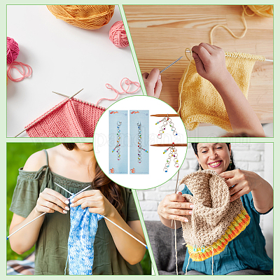 Акриловые цепочки для вязания рядов HJEW-NB00101-1