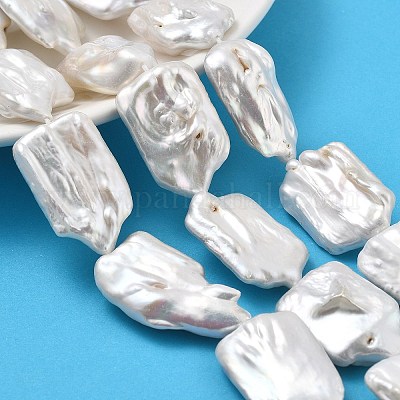 Натуральный жемчуг в стиле барокко кеши PEAR-P064-01G-06A-1