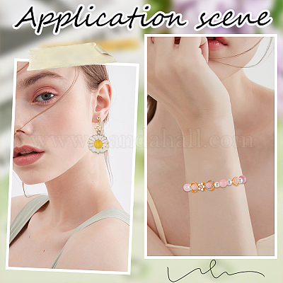 48шт. 6 стиля латунной бусины рамки KK-SC0004-62-1