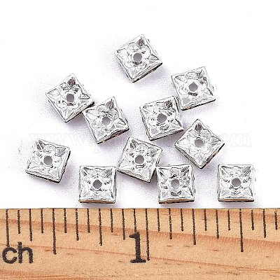 Messing Strass Zwischen perlen&nbsp;RSB072-06S-1