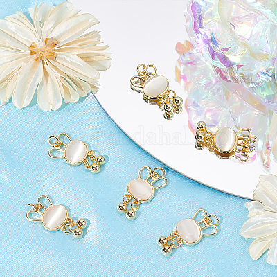 6 шт. подвески из искусственной ракушки и жемчужной смолы KK-BBC0004-20-1