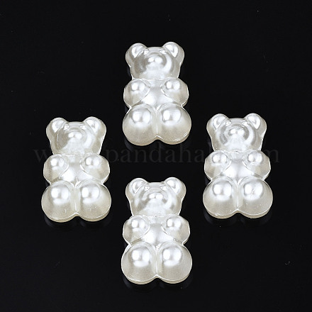 Perles d'imitation perles en plastique ABS OACR-N008-120-1