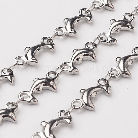 304 cadenas de eslabones de acero inoxidable de delfines CHS-L015-22-1