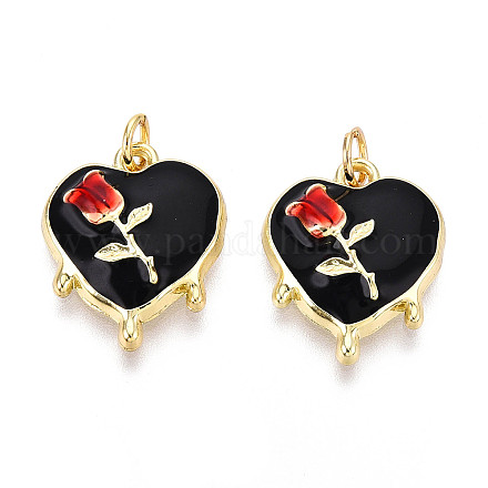 Латунь эмаль подвески KK-N268-84G-1