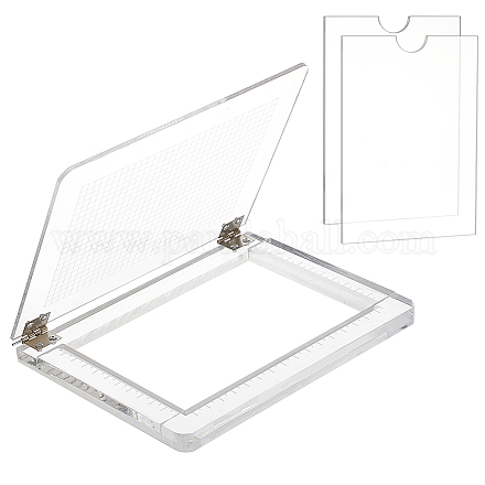 Lastra di stampa artefatto acrilico tipo notebook per incidere DIY-WH0502-42-1