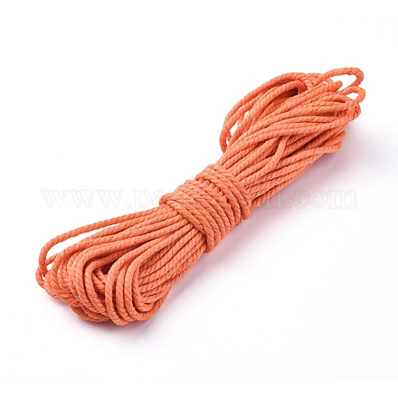 Cotton String Threads for Jewelry Making OCOR-WH0052-35G-1