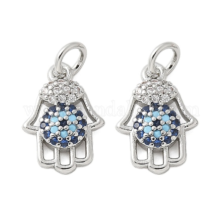 Латунные микро проложить кубического циркония подвески KK-U056-47P-1