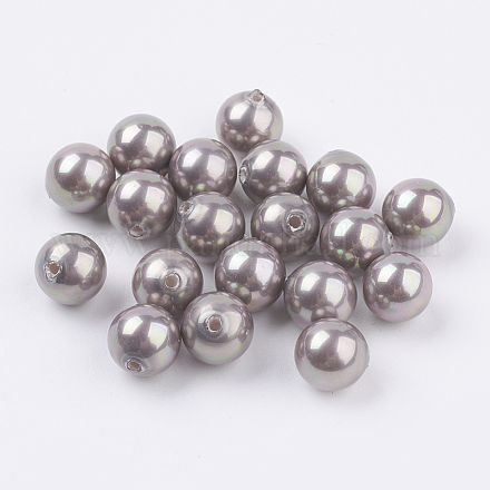 Perles de coquille semi-percée BSHE-G015-8mm-04A-1