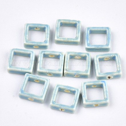 Cadres de perles de porcelaine à la main PORC-S499-20H-1