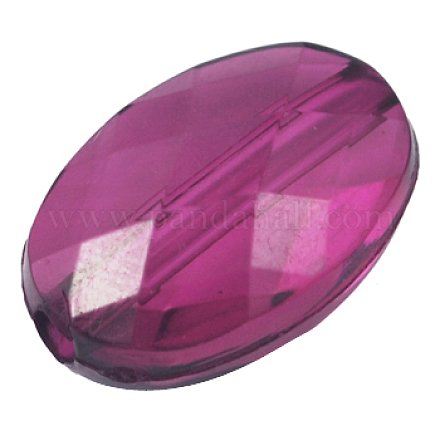 Perles en acrylique transparente X-PL552Y-8-1