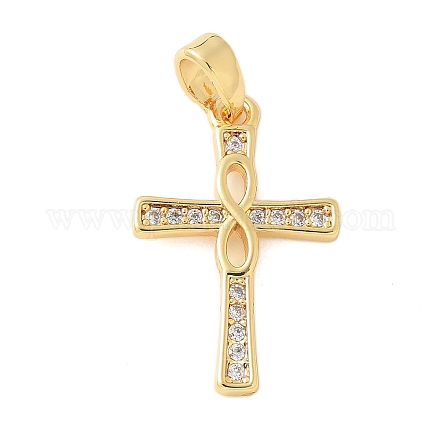 Латунные микро проложить кубического циркония подвески KK-U056-51G-1