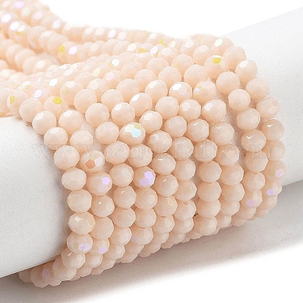 Непрозрачное стекло бисер нитей EGLA-A035-P3mm-L05-1