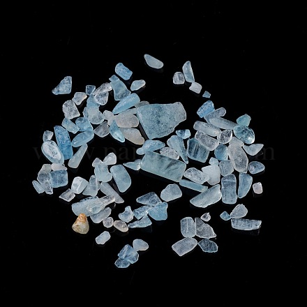 Natürliche Aquamarin-Chip-Perlen G-M364-01-1