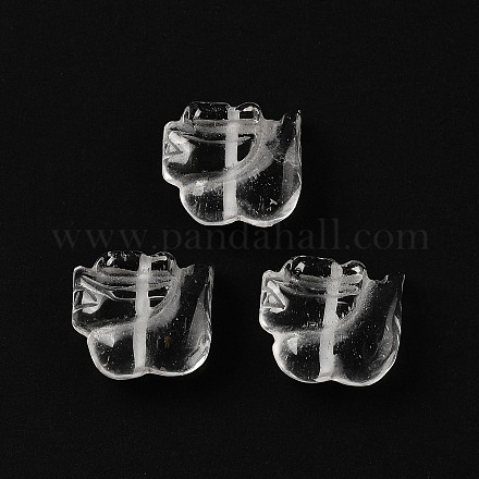 Китайский зодиак натуральный кварцевый кристалл резные бусины G-D300-01D-1