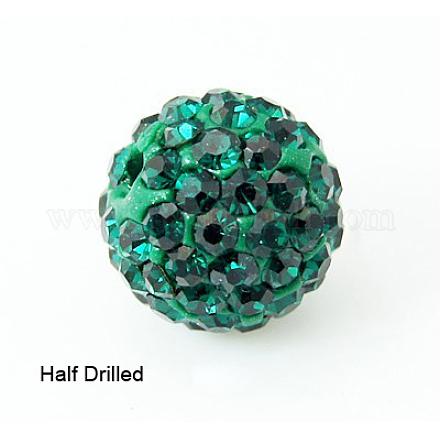 Бусины со стразами&nbsp;RB-H258-HD10mm-205-1