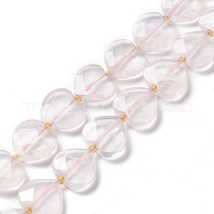 Chapelets de perles en quartz rose naturel G-B044-B07-01-1