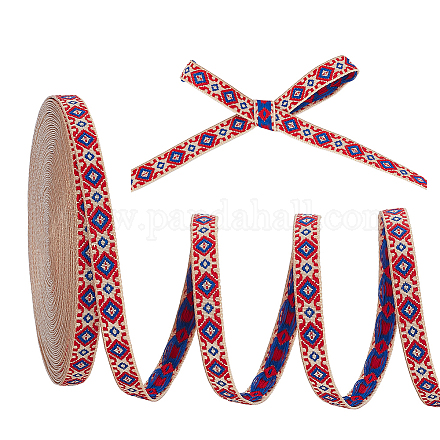 Вышивка полиэфирными лентами в этническом стиле OCOR-GA0002-37B-1