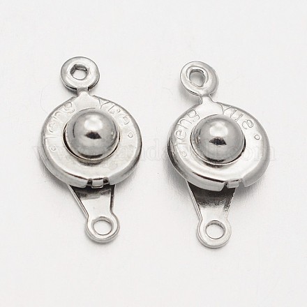 Iron Snap Clasps IFIN-O005-03-1