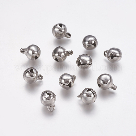 304 Stainless Steel Bell charms A-STAS-L021-07C-1