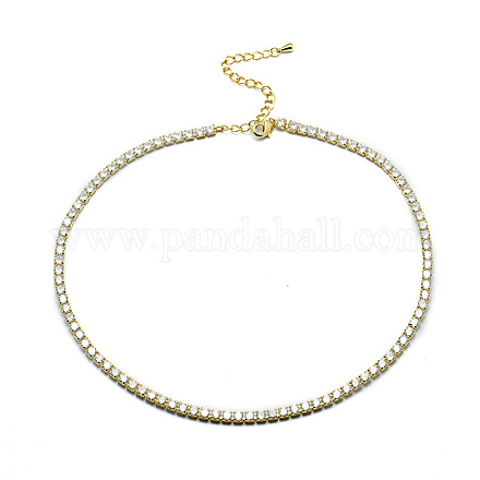 Латунные теннисные ожерелья NJEW-I104-13A-1