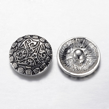 Alloy Snap Jewelry Buttons SNAP-R029-21AS-1