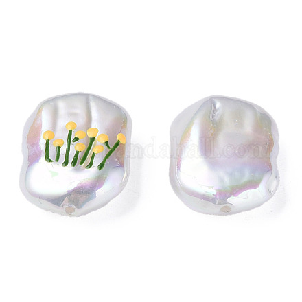 Perles d'imitation perles en plastique ABS KY-N015-169-1