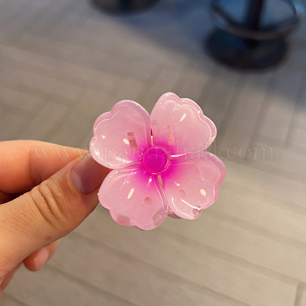 【薄毛対応】ぷっくりお花ヘアピン 配色自由 1つ150円 花プラスチック爪ヘアクリップ 女性と女の子のためのヘアアクセサリー