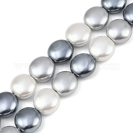 Гальванические оболочки жемчужные бусы пряди BSHE-H113-02B-1