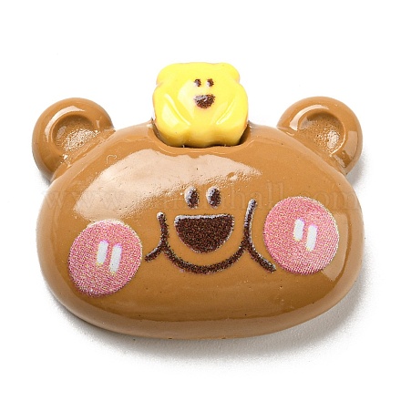 Мультяшные непрозрачные кабошоны из смолы CRES-P025-C05-1