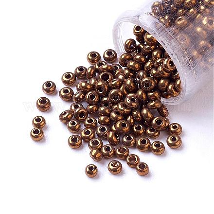 15/0 Grade A Round Glass Seed Beads X-SEED-A022-F15-601-1