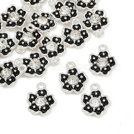 Сплав эмали с подвесками из хрустальных страз FIND-G093-01P-04-1